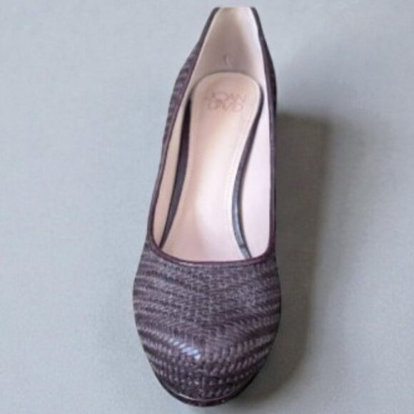Joan & David Basketweave 'Daralynn' Platform Stiletto - Size 8.5 - Picture 4 of 7